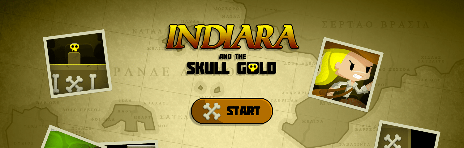 INDIARA AND THE SKULL GOLD